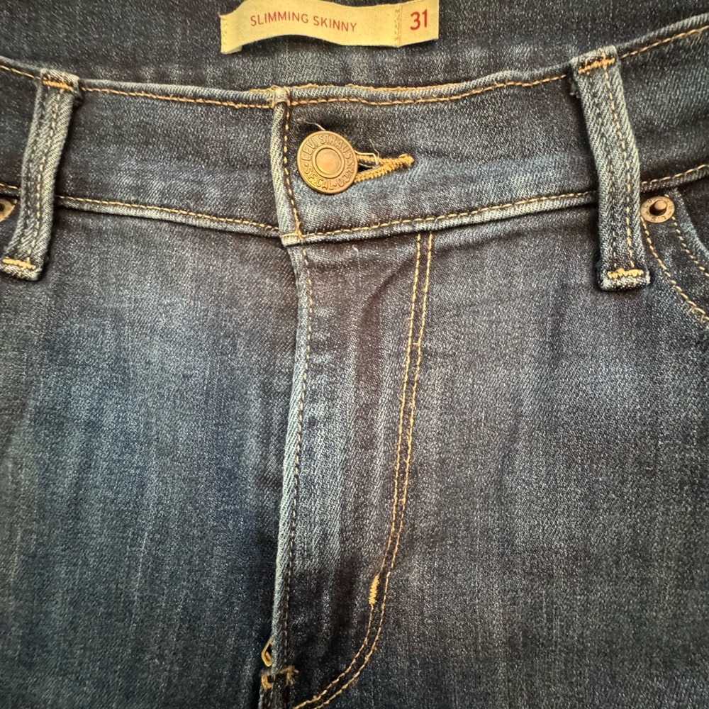 Levi’s Slimming Skinny Blue Jeans